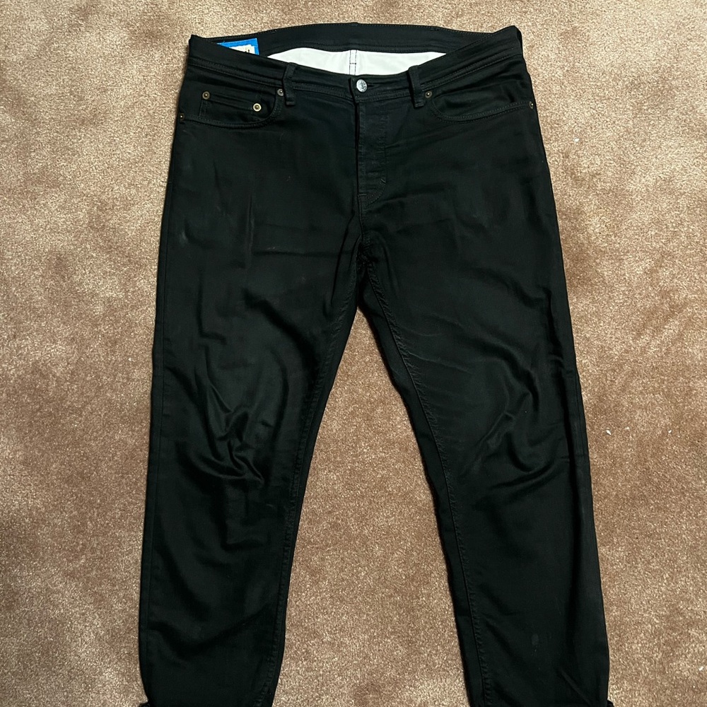 Acne Studios 33x32 Stay Black Slim fit denim